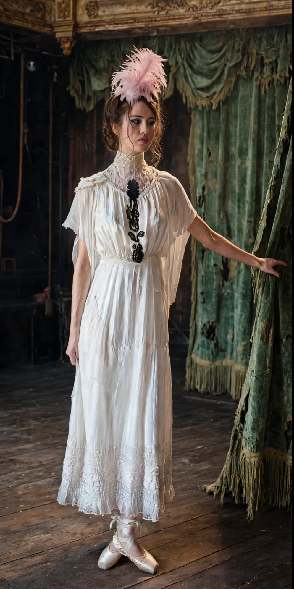 Flash Sale New Boudoir Queen Divine Decadence Bridal or Tea gown