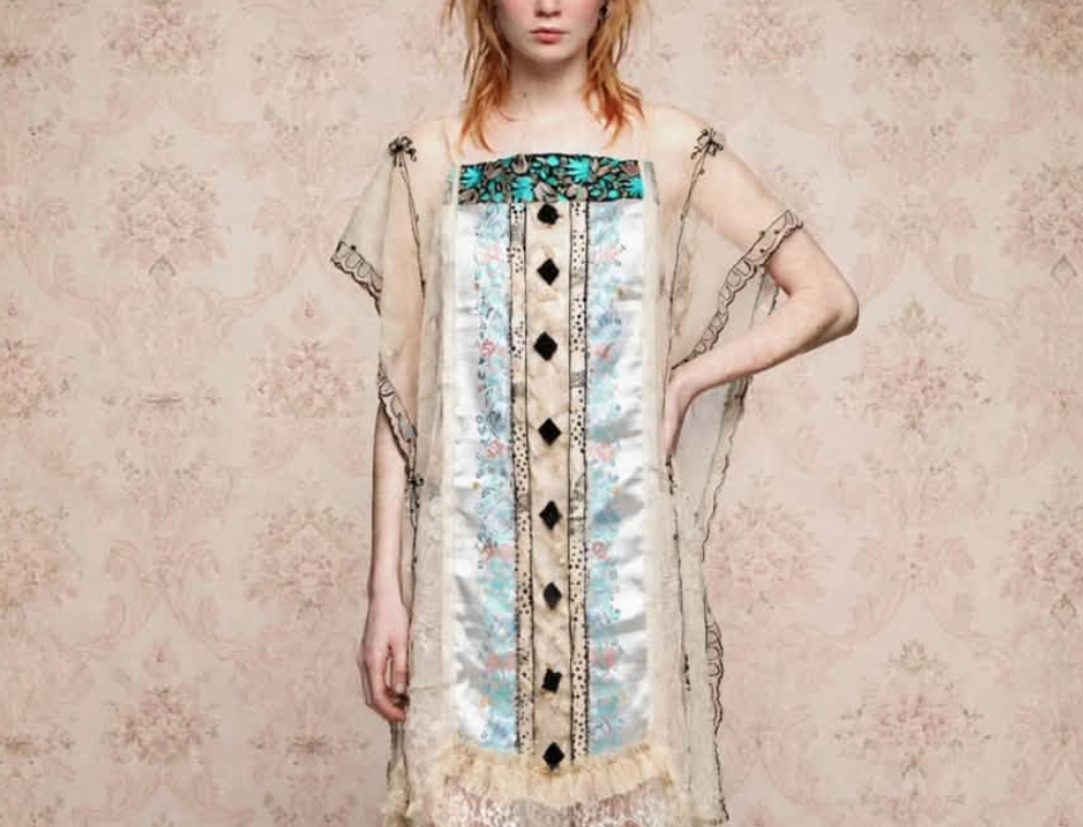 Flash Sale Gorgeous Edwardian Lace and Satin Tabard Boudoir Queen