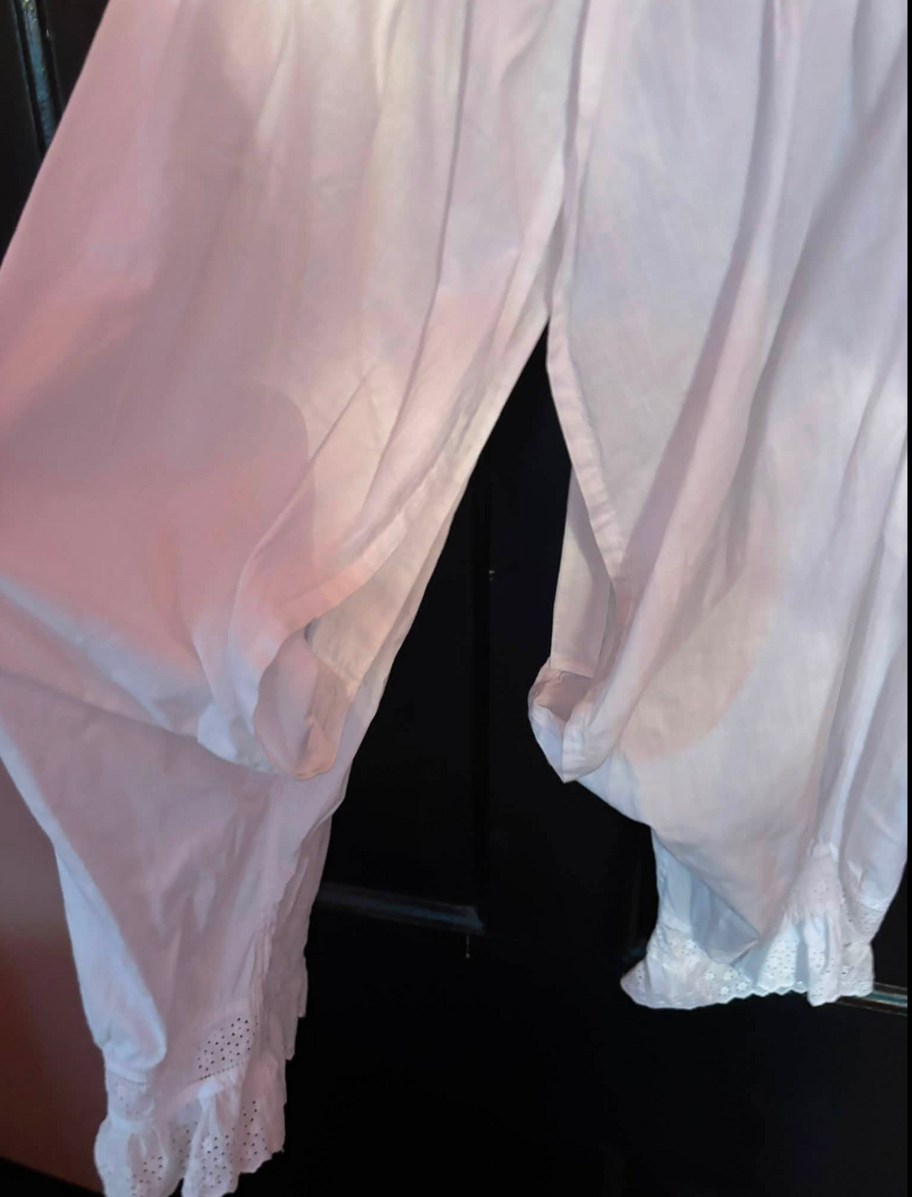 Rare M one piece CENTENARY BRAND HORROCKSES CLOTH 1910-1914 Split Crotch "corset cover and drawers in one" or "combination chemise and drawers."
