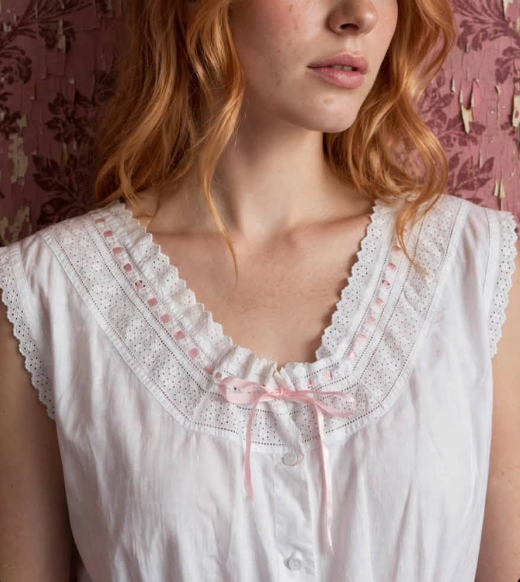Rare M one piece CENTENARY BRAND HORROCKSES CLOTH 1910-1914 Split Crotch "corset cover and drawers in one" or "combination chemise and drawers."