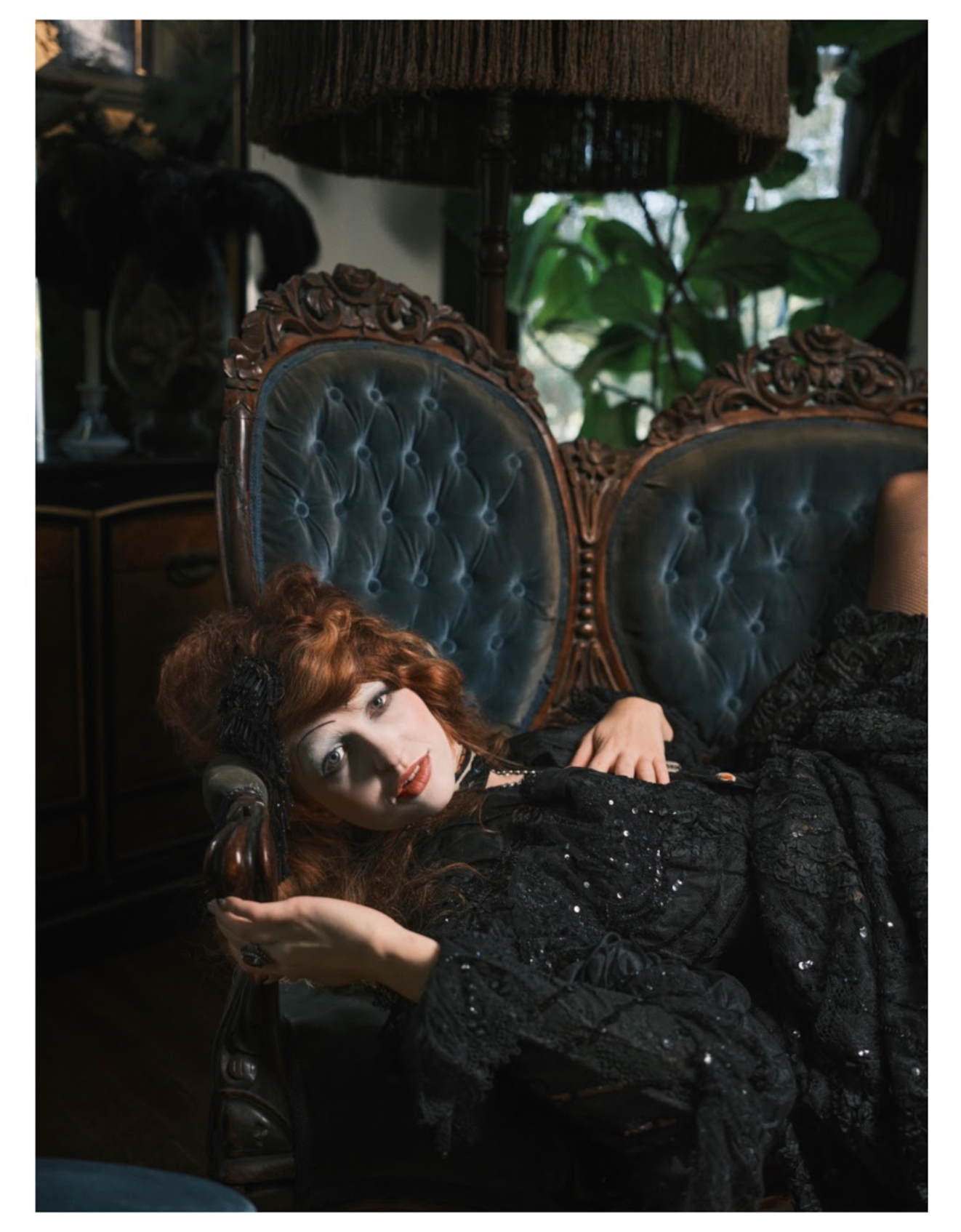 Grand Second Mourning Tissue Silk Dress rare
