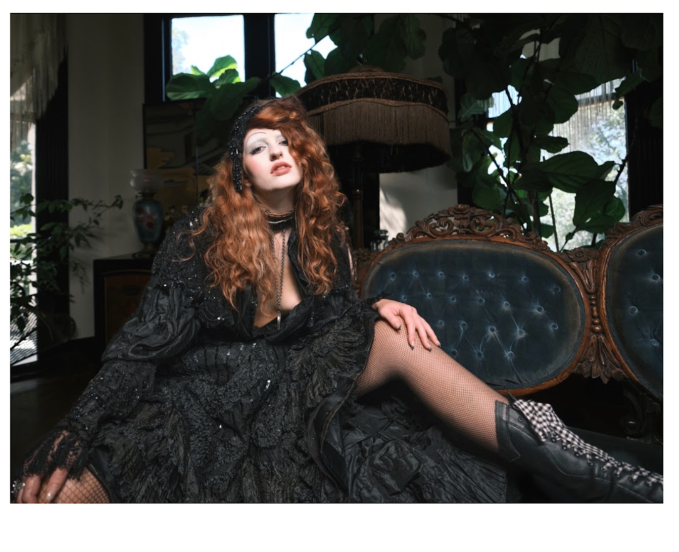 Grand Second Mourning Tissue Silk Dress rare