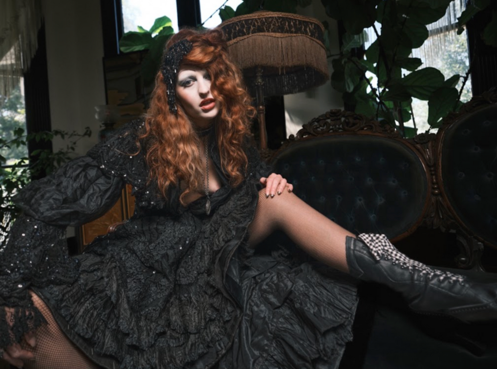 Grand Second Mourning Tissue Silk Dress rare