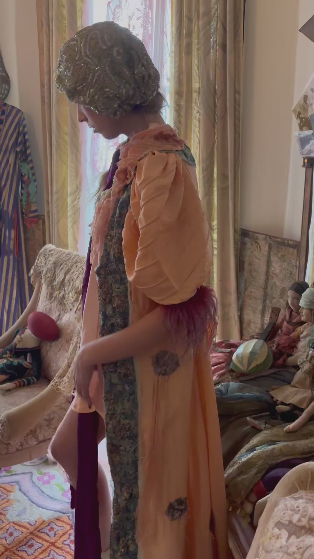 Doll Duster Boudoir Queen One of a kind