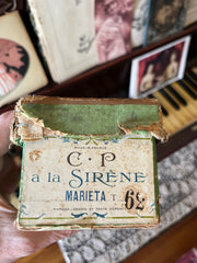 SOLD Antique Corset Box ephemera as is