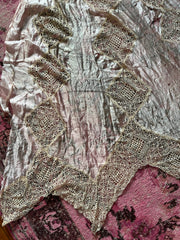 SOLD 2 peice Tissue Silk Tattered Miss Havisham Lot Antique Dress  Fragmentation