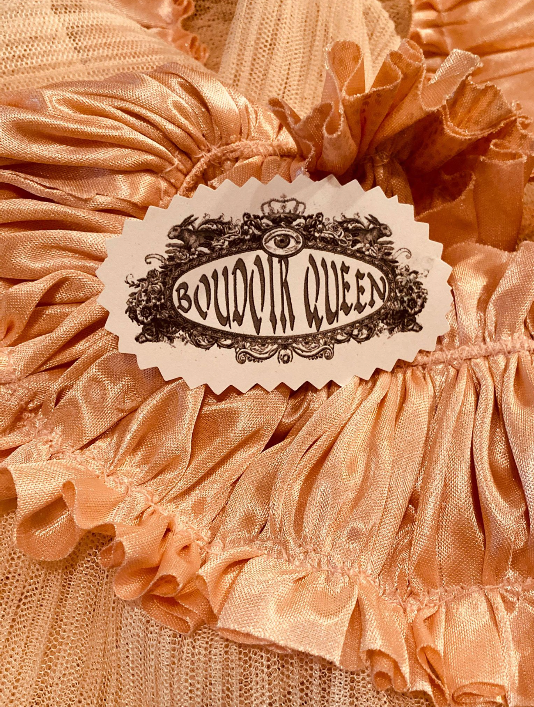 SOLD LAUREL Mini ARROW Dress Boudoir Queen Wearable Art Royal Label
