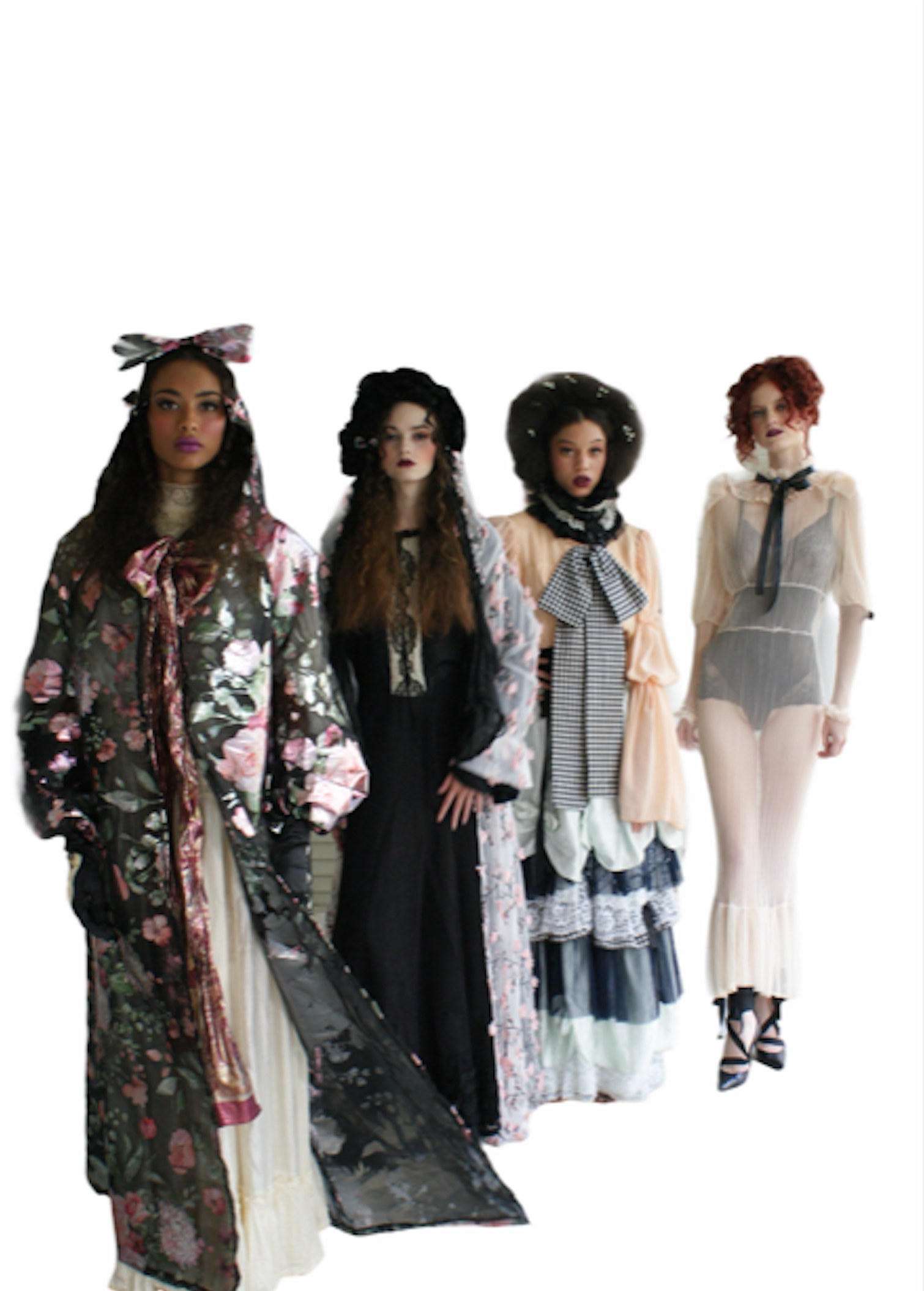 SOLD The Arrow Extended Version Dress Mutton Sleeve Black Satin Embellishments One of a Kind