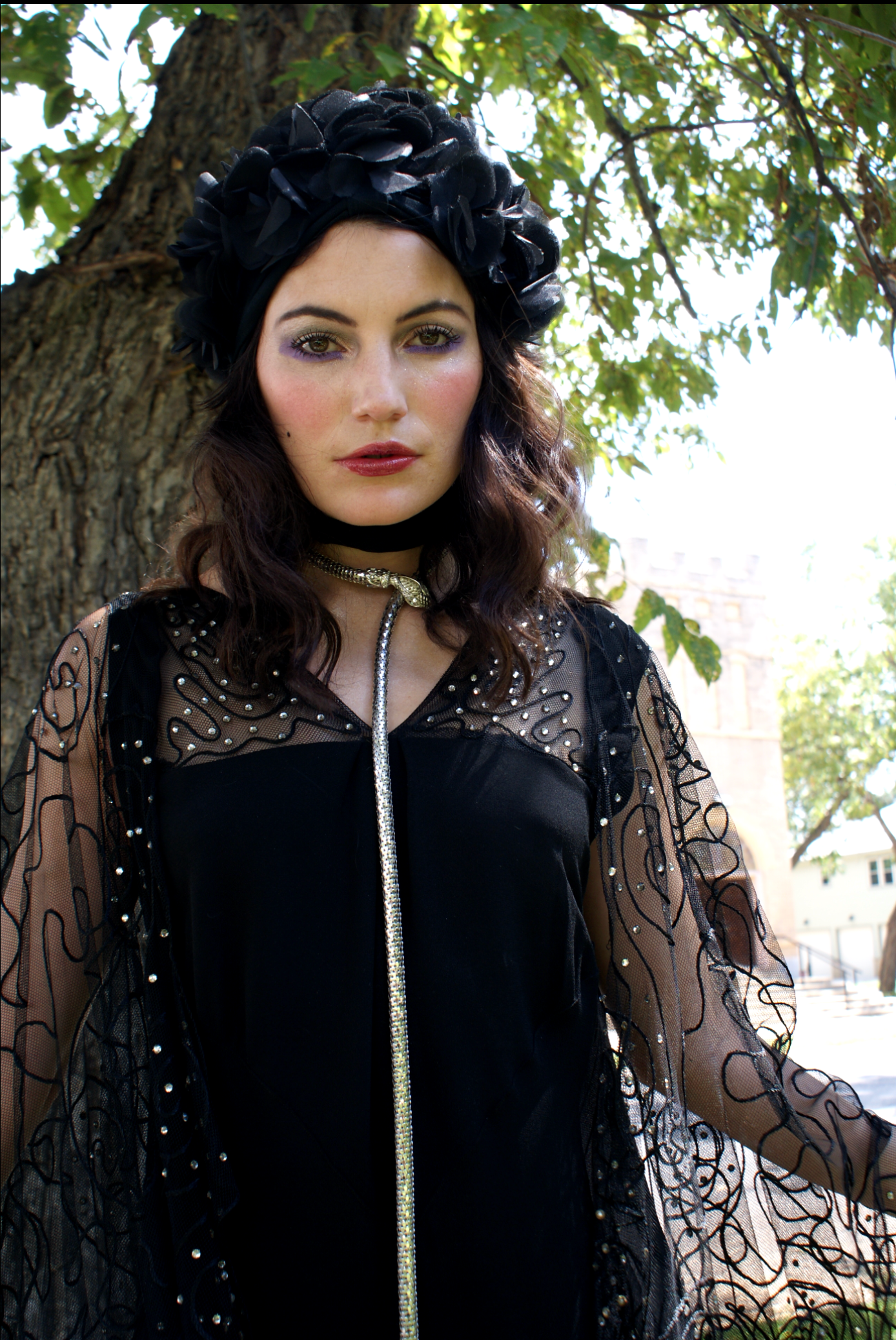 Anita Pallenberg Vibe 1950's (Whiting & Davis) Snake Necklace and Belt