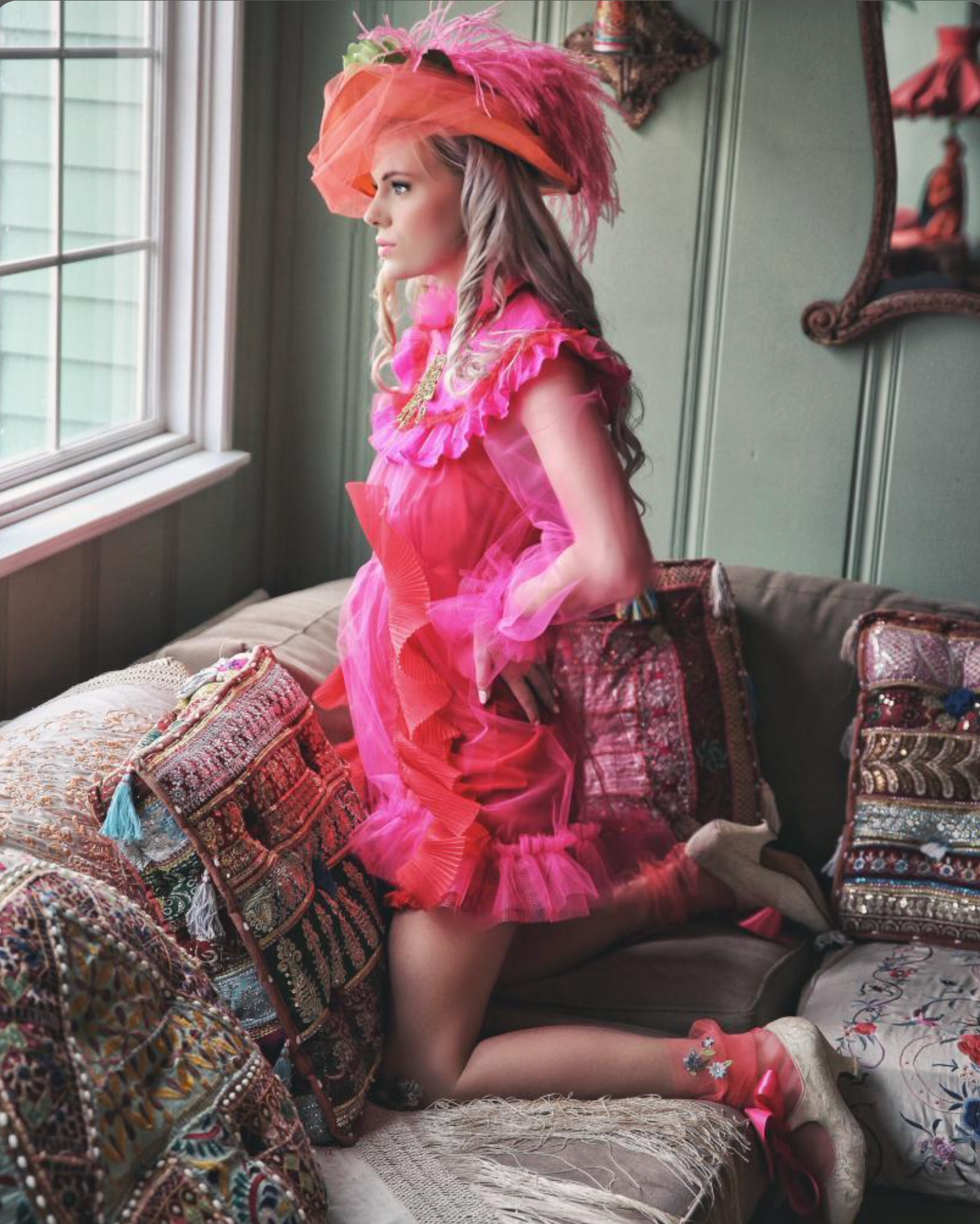 August SALE 20O2 collection sold for 550 per dress Old Stock My favorite of the collection Designers choice Candy Darling Dress