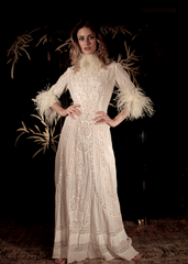 Marie Antoinette Petit Trianon Wedding Gown Festival bridal Boudoir Queen Original Victorian Lawn gown