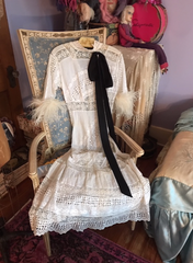 Sold Boudoir Queen Edwardian Lawn Dress Couture